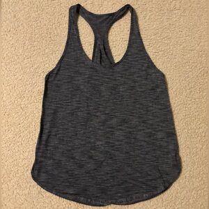 lululemon athletica Heathered Charcoal Gray Racerback Tank
